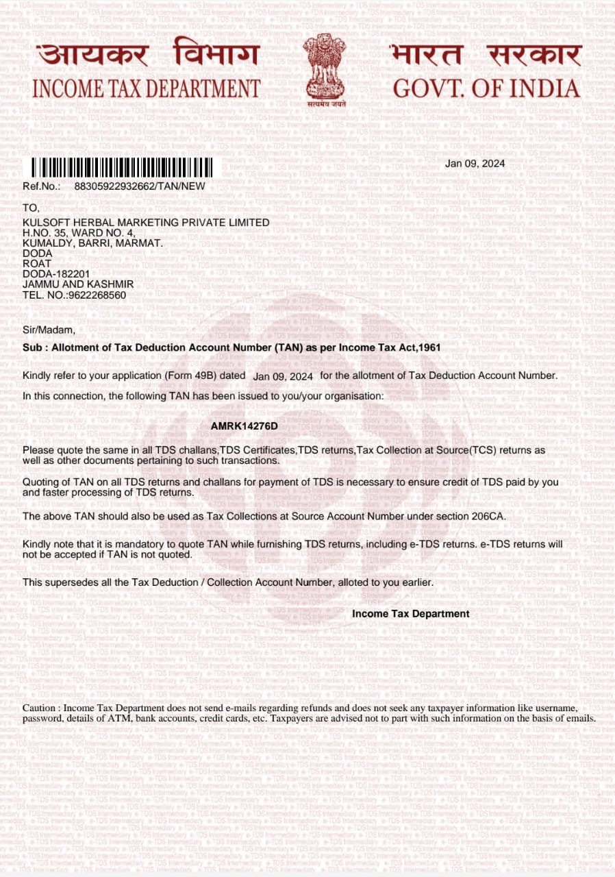 Kulsoft Herbal Marketing Pvt. Ltd.